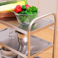 Food Transport Cart Trolley Round Tube Room Service Food Transport Cart Trolley Supplier